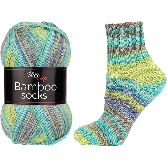 Vlna-Hep Bamboo Sock zoknifonal 100 g – 7907