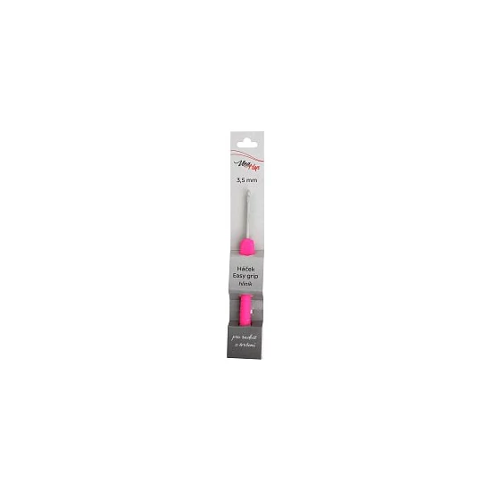 Horgolótű Easy Grip - alumínium - 3,5 mm