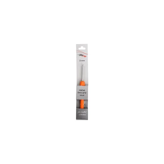 Horgolótű Easy Grip - alumínium - 3 mm