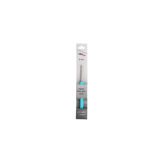 Horgolótű Easy Grip - alumínium - 4 mm