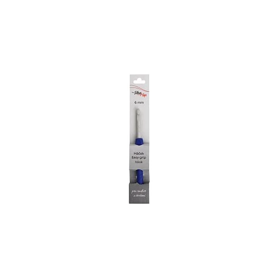 Horgolótű Easy Grip - alumínium - 6 mm