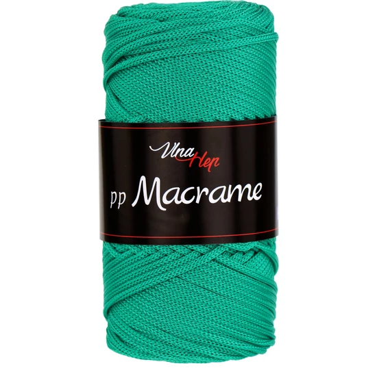 Vlna-Hep PP macrame – 4132 – SMARAGDZÖLD