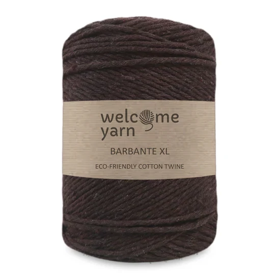 Welcomeyarn Spárgafonal XL 500 g - sötétbarna