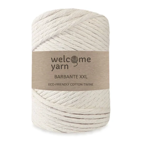 Welcomeyarn Spárgafonal XXL 500 g - 4 mm - natúr
