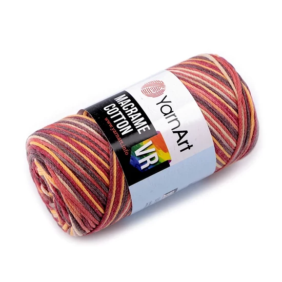 Yarnart Macrame Cotton színátmenetes zsinórfonal 3 mm - 923 Yarnart Macrame Cotton színátmenetes zsinórfonal 3 mm - 923