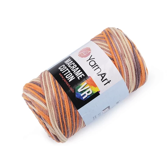 Yarnart Macrame Cotton színátmenetes zsinórfonal 3 mm - 927 Yarnart Macrame Cotton színátmenetes zsinórfonal 3 mm - 927