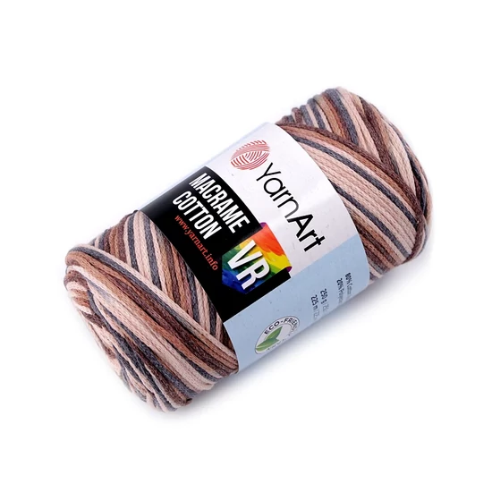 Yarnart Macrame Cotton színátmenetes zsinórfonal 3 mm - 928 Yarnart Macrame Cotton színátmenetes zsinórfonal 3 mm - 928