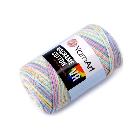 Yarnart Macrame Cotton színátmenetes zsinórfonal 3 mm - 929 Yarnart Macrame Cotton színátmenetes zsinórfonal 3 mm - 929