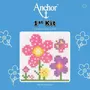 Kép 1/2 - Anchor 1st Kit hímzőkészlet gyerekeknek - virág
