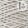Kép 2/2 - WelcomeYarn spárgafonal XL 3 ply 500 g - natúr