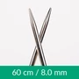 Kép 1/5 - DROPS fém kötőtű – 60 cm – 8,0 mm