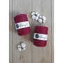 Kép 2/2 - Bobbiny kifésülhető makramé fonal 5 mm - Wine Red