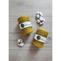 Kép 2/2 - Bobbiny kifésülhető makramé fonal 5 mm - SPICY YELLOW