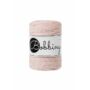 Kép 1/3 - Bobbiny 3 Ply Makramé fonal 1,5 mm - Pastel Pink
