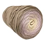 Kép 2/2 - Fonallak PP flat cord - OMBRE -  1813 - Csoki, rózsa