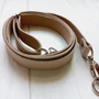 Kép 1/2 - Bőr táskapánt cross body 120 cm - natúr