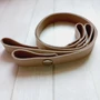 Kép 1/2 - Bőr táskapánt patentos 50 cm - natúr