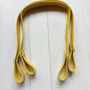 Kép 2/2 - Bőr táskapánt patentos 50 cm - sárga