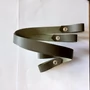 Kép 2/2 - Bőr táskapánt patentos 50 cm - keki