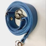 Kép 1/2 - Bőr táskapánt cross body 120 cm - Nefelejcskek