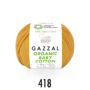 Kép 1/2 - Gazzal Organic Baby Cotton – mandarin