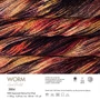 Kép 2/2 - Gazzal Worm - kézzel festett fonal – 3884 – Tűz mix