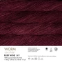 Kép 2/2 - Gazzal Worm - kézzel festett fonal – 3871 – Ruby red