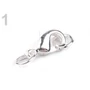 Kép 1/3 - Delfin kapocs karikával 5x10 mm 10 db