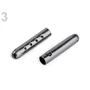 Kép 1/3 - Fém zsinórvégződés 4,5x22 mm - Fekete Nikkel