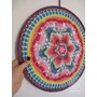 Kép 2/2 - Horgolható fém karika 18 cm - fehér