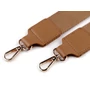 Kép 1/2 - Textil crossbody táskafül karabinerrel  3,8 cm -Bézs arany szerelékkel