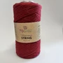 Kép 1/2 - ReTwisst String - makraméfonal 3 mm - bordó