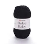 Kép 1/3 - Yarnart Dolce Baby zseníliafonal – 742 – FEKETE