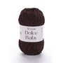 Kép 1/3 - Yarnart Dolce Baby zseníliafonal – 775 – CSOKOLÁDÉ