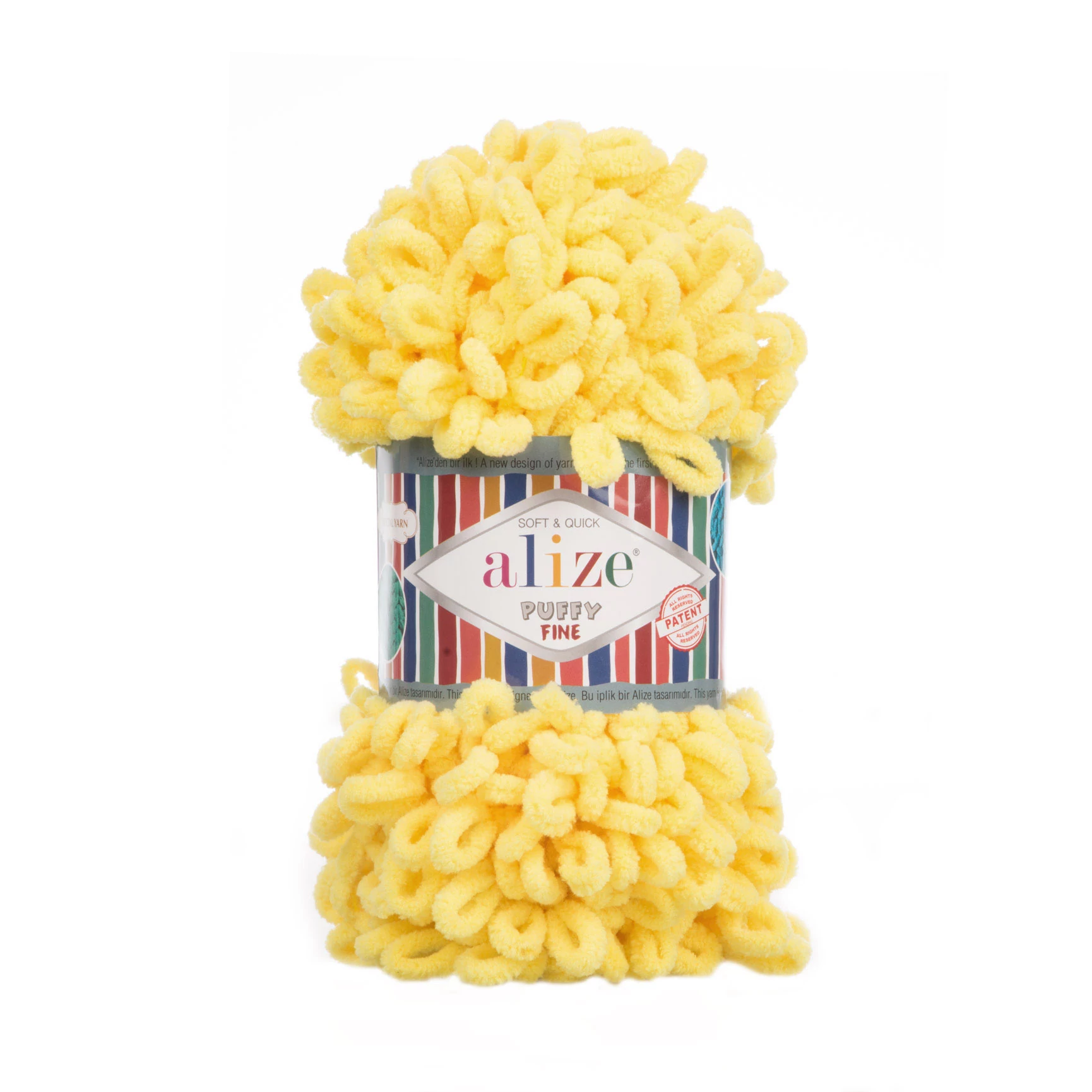 Alize Puffy Fine - napsárga