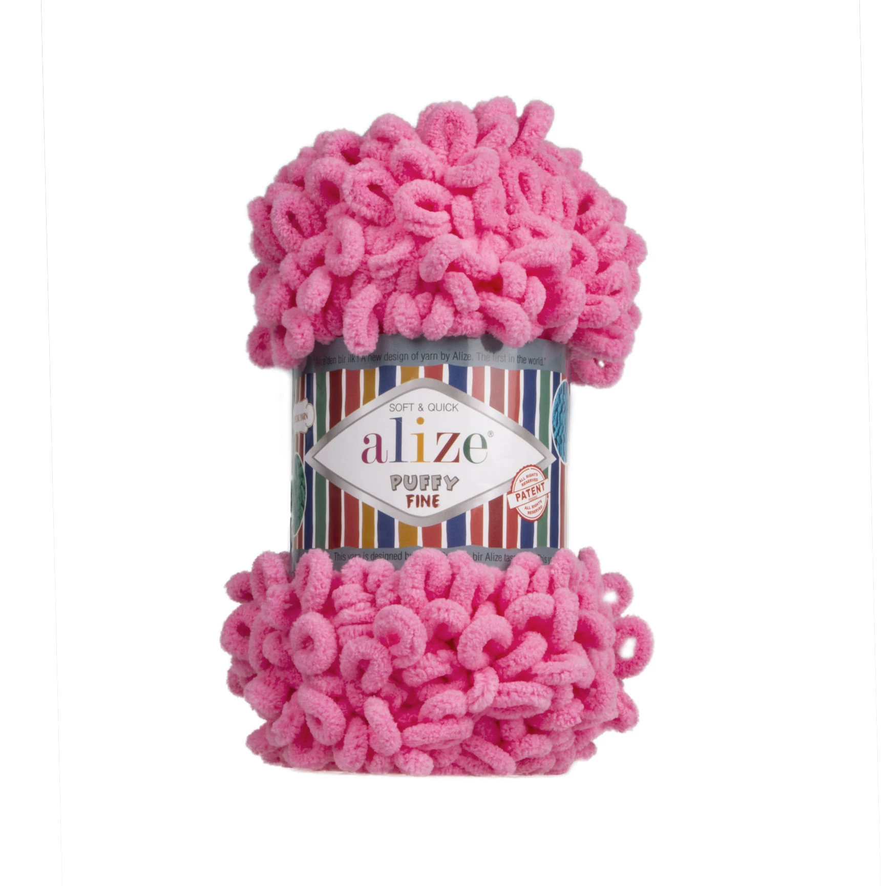 Alize Puffy Fine - élénk pink