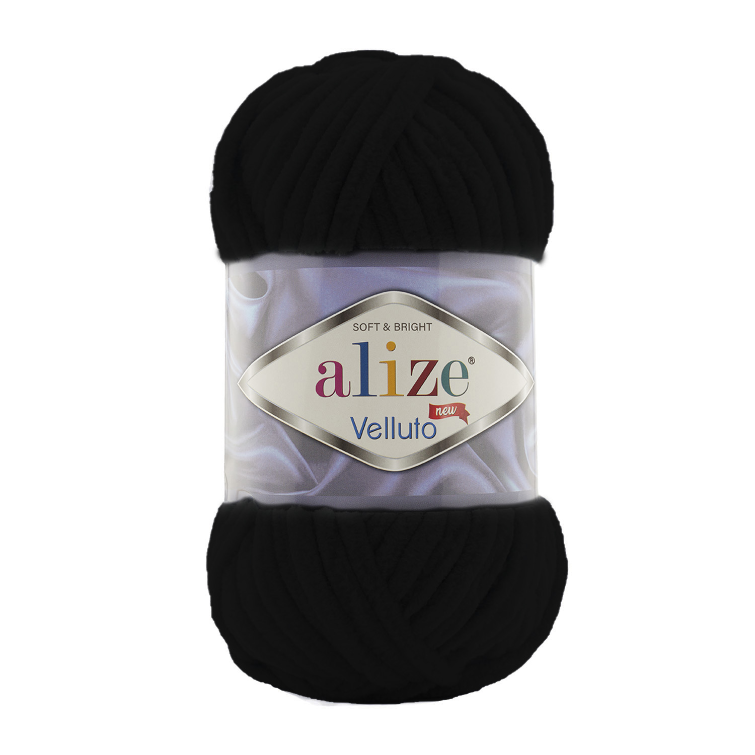 Alize Velluto - fekete