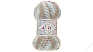 Alize Baby Best Batik -  Kék-barna 6657