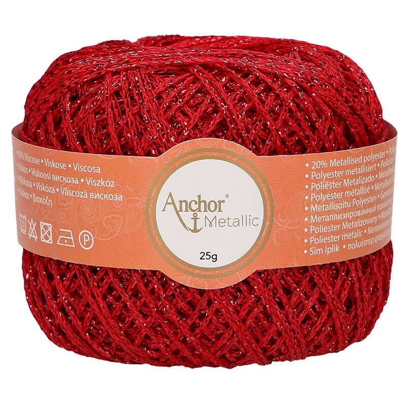 Anchor Metallic - piros