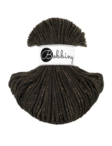 Bobbiny Zsinórfonal Junior 3 mm- GOLDEN ESPRESSO
