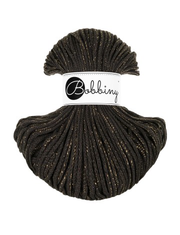 Bobbiny Zsinórfonal Junior 3 mm- GOLDEN ESPRESSO