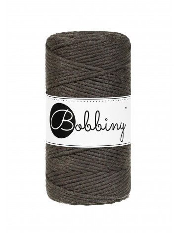 Bobbiny makramé fonal 3 mm - ESPRESSO