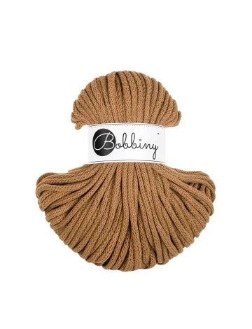 Bobbiny Premium Zsinórfonal 5 mm - Karamell - 50 m