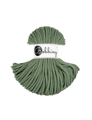 Bobbiny Premium Zsinórfonal 5 mm-  Eucalyptus Green - 50 m