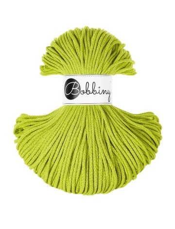 Bobbiny Zsinórfonal Junior 3 mm -  DOPAMINE LIME - 100 M