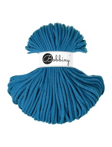 Bobbiny Premium zsinórfonal 5 mm – DOPAMINE BLUE - 100 m