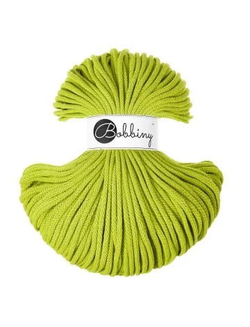 Bobbiny Premium zsinórfonal 5 mm – DOPAMINE LIME - 100 m