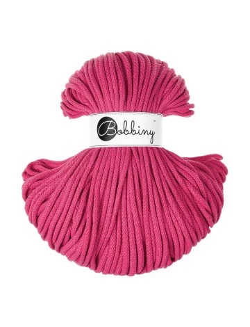 Bobbiny Premium zsinórfonal 5 mm – DOPAMINE PINK - 100 m