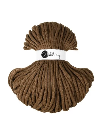 Bobbiny Zsinórfonal Jumbo 9 mm - NUT BROWN