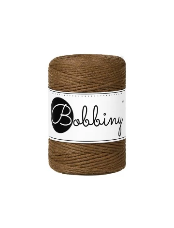 Bobbiny Baby kifésülhető makramé fonal 1,5 mm - NUT BROWN